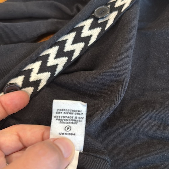 DVF/Diane Von Furstenberg Carmela Black and White Long Cardigan - Picture 13 of 16